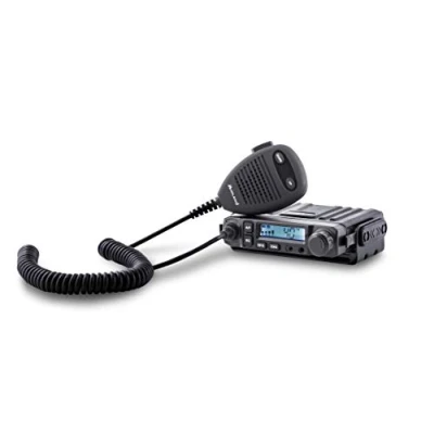Imagen de MIDLAND M Mini Radio CB para Vehículo Multibanda 40 Canales Am/FM, Transceptor Compacto con Micrófono y Toma 2 Pin Adaptador Bluetooth, Canal de Emergencia