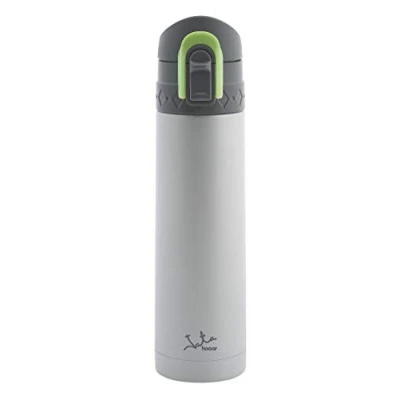 Imagen de Jata Hogar 826 Termo de Viaje, Acero Inoxidable, Gris y Verde, Pequeño