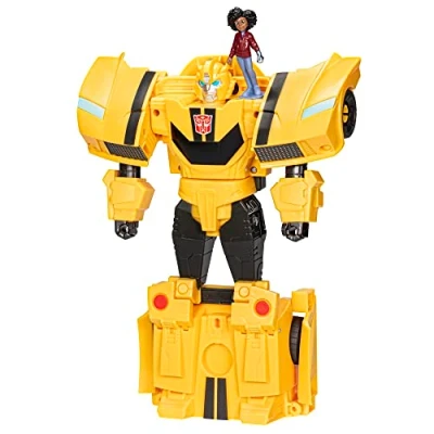 Imagen de Transformers Figuras EarthSpark Figura Cambiador de Giro Bumblebee 20 cm con Mo Malto 5 A Partir 6 años