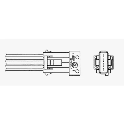 Imagen de NGK 96324 Sonda lambda térmico 4 VOLVO: S80 I, XC90 SAAB: 9 3 Berlina, Cabrio