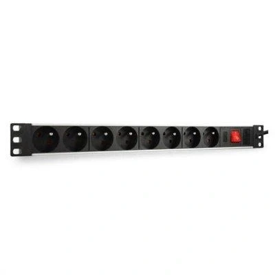 Imagen de WP WPN PDU G01 08 Unidad de distribución energía (PDU) 1.5U Negro 8 salidas AC (PDUs) (Básico, 1.5U, Horizontal/Vertical, Aluminio, Negro, AC)
