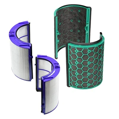 Imagen de REYEE Pure Cool purificador de vidrio HEPA y filtro carbón activado interior para Dyson DP04 HP04 TP04