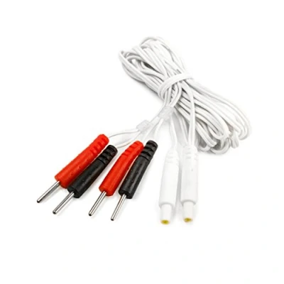 Imagen de TensCare L CPT 2 Cables para Perfect Tens, EMS y PFE, Blanco/Rosa