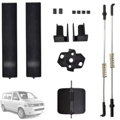 Imagen de Twowinds Cierre Ventanilla Compatible con VW T5 Transporter Caravelle Multivan (2003 2015), T6 (a partir de 2015) Tirador Corredera Trasera Izquierda, Derecha (ambos lados) 7H0847781B