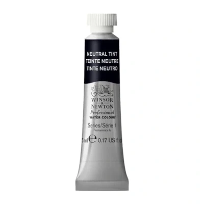 Imagen de Winsor &amp; Newton Acuarela Profesional Pintura de Acuarela, Alta Luminosidad, Resistente a la Luz, Calidad Archivo, Tubo 5ML, Color Tono Neutro