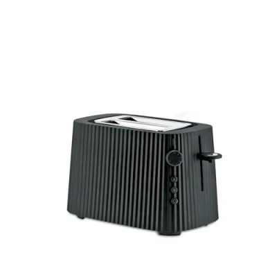 Imagen de Alessi Toaster Plissé Black 6 settings Michele de Lucchi MDL08 B