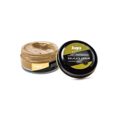 Imagen de Kaps Crema para El Cuidado del Calzado, Intensivo Y Nutritivo Cuero, Delicate, 70 Colores (151 Natural)