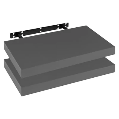 Imagen de WOLTU Estanteria Pared, Estante Flotante, Juego de 2 Pared Madera MDF, para salón, Cocina, Pasillo RG9372dgr