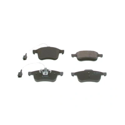 Imagen de BOSCH 0 986 494 453 Juego de pastillas freno Low Metallic con contacto avisador desgaste Chapa antichirridos, instrucciones montaje