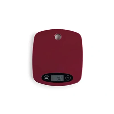 Imagen de Balanza de cocina Jata Hogar HBAL1203, LCD, Apagado automático, Capacidad máxima 5 kg, Rojo