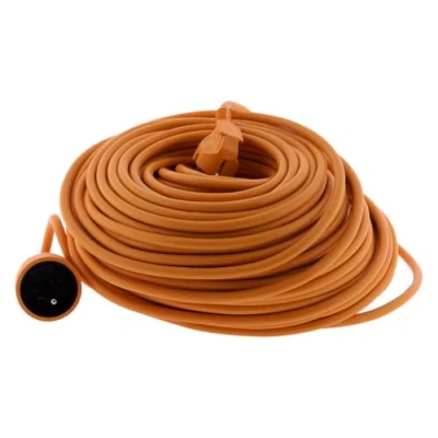 Imagen de Zenitech prolunga da giardino, 16 a, ho5vv f, 3g1,5, 2p+terra, 50 m, colore: arancione
