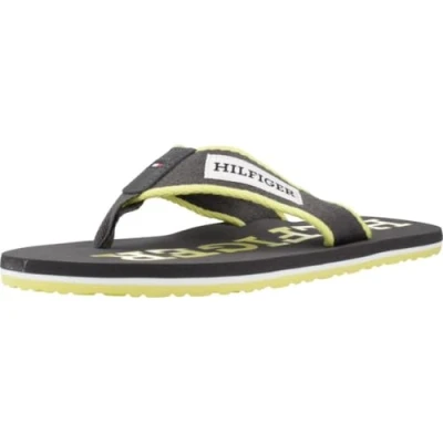 Imagen de Tommy Hilfiger Patch Beach Sandalias de dedo, Hombre, Talla: 40, Dark ash Zapatos