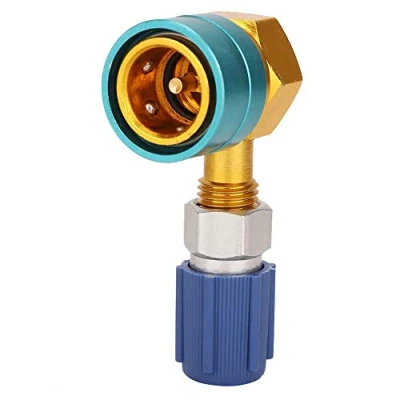 Imagen de Adaptador R1234yf, R1234YF a R134A de Acoplador Rápido Lado Bajo Montaje Aire Acondicionado para Automóvil