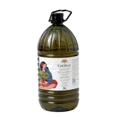 Imagen de UnOlivo Aceite de Oliva Virgen Extra Ecológico 5L Pet Variedad Picual Cosecha Propia