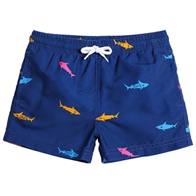 Imagen de MaaMgic Bañador Niño Troncos de Natación Secado rápido Interior Malla Pantalones Cortos Impresos,Peces Colores,3 años