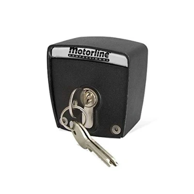 Imagen de Selector de llave exterior superficie 2 contactos Motorline SCMV START para accionamiento motores puertas garaje, persianas comerciales, automatismos, control accesos