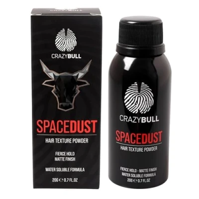 Imagen de Polvo Para Cabello Crazy Bull Space Dust de peinado texturizador hombres textura, volumen y un aspecto natural Flexible, resistente, sin residuos Libre crueldad vegano