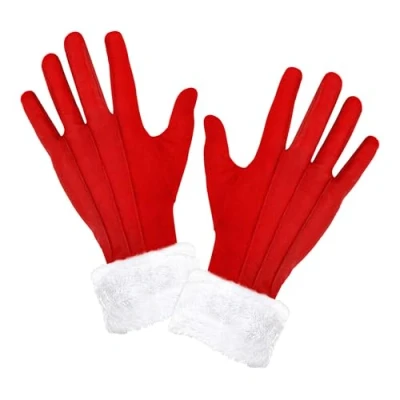 Imagen de Widmann Santa Claus Guantes, dibujos animados, Multicolor, Normal (05385)