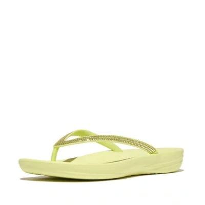 Imagen de Fitflop Iqushion Sparkle, Sandalia Mujer, Green, 39 EU