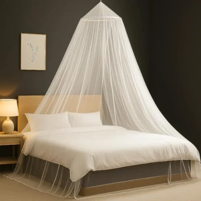 Imagen de ZZRSYJ Dosel mosquitera, Mosquitera Cama Matrimonio, White Dome Malla de para Individual y Doble contra Mosquitos E Insectos Decorar la habitación (A)