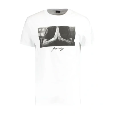 Imagen de Mister Tee PRAY Camiseta estampada, Hombre, Talla: 5XL, White