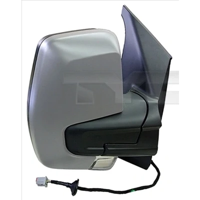 Imagen de Espejo retrovisor Tyc 310 0214 izquierda imprimado para ajuste elect. espejo, convexo, calefactable FORD: Transit Custom V362 Furgón