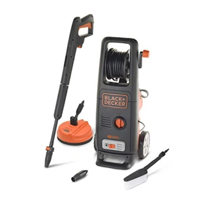 Imagen de BLACK+DECKER Hidrolimpiadora de Alta Presión BXPW1800XE con Patio Cleaner y Cepillo Fijo (1.800 W, 135 bar, 440 l/h)