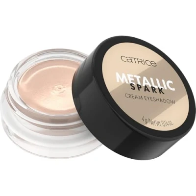Imagen de Catrice Cosmetics Sombra de ojos en crema Metallic Spark, larga duración, expresión del resultado, gran pigmentación, reluciente, escarchado, 4 g
