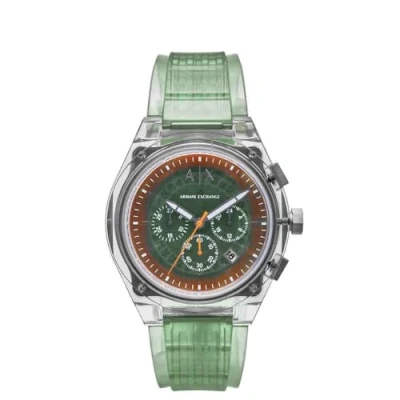 Imagen de Armani Exchange Reloj Analógico para Hombres de Cuarzo con Correa en Poliuretano AX4165
