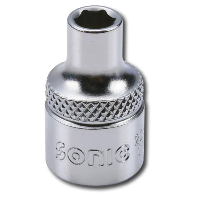 Imagen de SONIC 22510 Piezas insertables de llave cubo 3/8 Hexágono interior DIN 3120 , 3124 10 mm Acero cromo vanadio