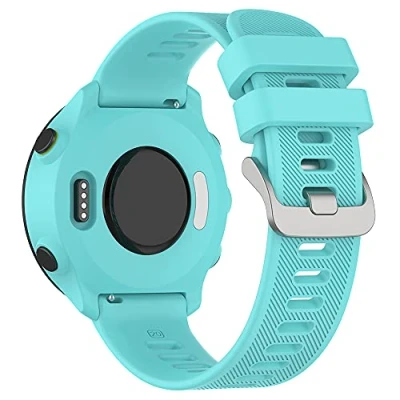 Imagen de ACTECH Correa Compatible con Garmin Forerunner 55 Pulsera, 158 Ajustable de Silicona Reemplazar Banda Pulsera (Menta)