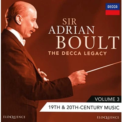 Imagen de Sir Adrian Boult: 19th &amp; 20th Century Music