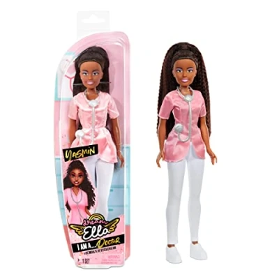 Imagen de Aria MGA&#039;s Dream Ella I AM Muñeca de moda Doctora Juguete coleccionable 29 cm con sartén Incluye vestido y gorro chef Edad: 3+ años Yasmin