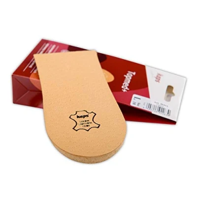Imagen de 1 x Elevador de Talón, Almohadilla para el Cuña ortopédica, Varias anchuras y alturas, Funda deCcuero, Kaps Topmed Plus, pieza (altura 20 mm / 0.8 inch talla M)
