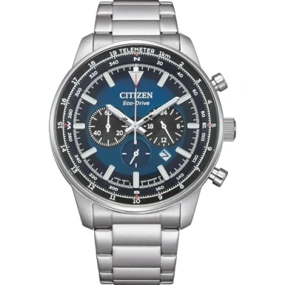 Imagen de Citizen Reloj Cronógrafo para Hombres de Eco Drive con Correa en Acero Inoxidable CA4500 91L