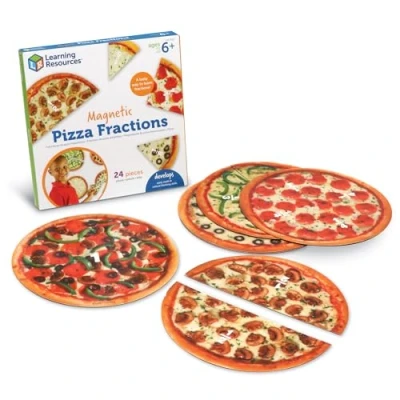 Imagen de Learning Resources Fracciones de Pizza magnéticas