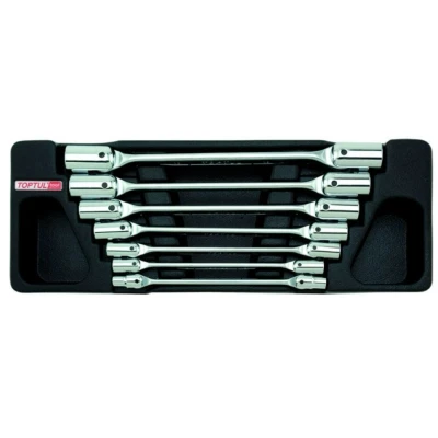 Imagen de TOPTUL GAAT0702 Módulo herramientas 7 6х7, 8х9, 10х11, 12х13, 14х15, 16х17, 18х19 136 364 Acero cromo vanadio