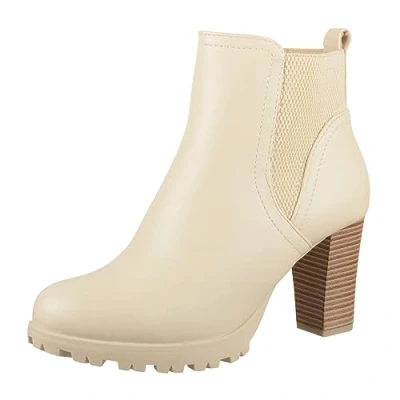 Imagen de Elara Botines Mujer Chunkyrayan BZ66019 KB Beige 37