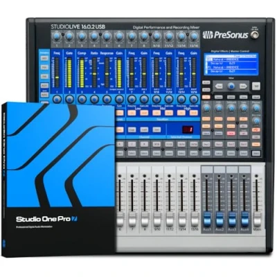 Imagen de PreSonus StudioLive 16.0.2 USB, Mezclador Digital para Actuaciones y Grabación