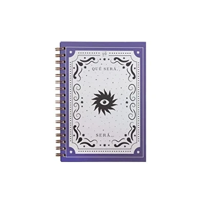 Imagen de UO Cuaderno Libreta A5, Qué será, será. Tapa dura, 200 páginas, espiral (15x22cm)