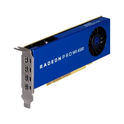 Imagen de HP Tarjeta gráfica AMD Radeon Pro WX 4100 4GB Promo (FirePro W4100, 4GB, GDDR5, 128bit, 5120 x 2880 píxeles) (reacondicionado)