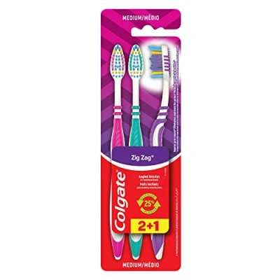 Imagen de Colgate Zig Zag Cepillo Dientes #Medium 3 Uds 1 Unidad 100 g