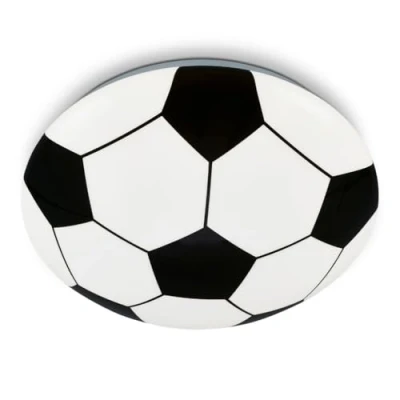 Imagen de Briloner lámpara de futbol, LED, 12 W, 275x65 mm, infantil, techo fútbol, lampara pelota, lamparas juveniles, dormitorio juvenil, habitación 3997 016