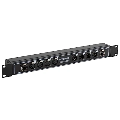 Imagen de Pronomic NetCore SR 3FM Multicore Stage Box 1U Rack F/M Parallel Stagebox 4 Canales: 4x XLR (hembra), (macho) y 2x RJ45 para transmisión de señales analógicas o digitales