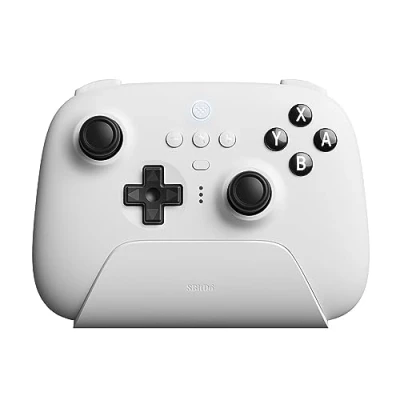 Imagen de 8BitDo Ultimate Bluetooth &amp; 2.4g Controller with Charging Dock for Switch and Windows White
