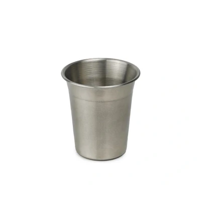 Imagen de Thermobaby Vaso de acero inoxidable para niños, compacto, ergonómico, ideal manos pequeñas, ligero y resistente, fácil limpiar, cómodo llevar, apto lavavajillas