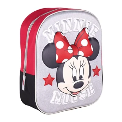 Imagen de Cerdá Mochila 3D Infantil de Minnie Mouse Bosillo Unico Licencia Oficial Disney, Unisex niños, Multicalor, Normal