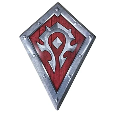 Imagen de ABYSTYLE World of Warcraft Bouclier Horde Plaque Métal &#039;25x35cm&#039;