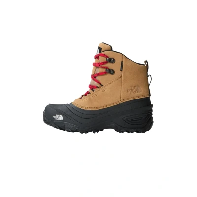 Imagen de The North Face Chilkat V LACE Botas de montaña para niños, Talla: 35, Almond butter tnf black Fibra sintética