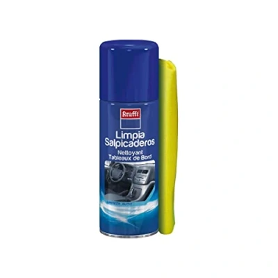 Imagen de Krafft Limpia Salpicaderos Coche Profesional, Abrillantador Interior con Bayeta Incluida 400 ml